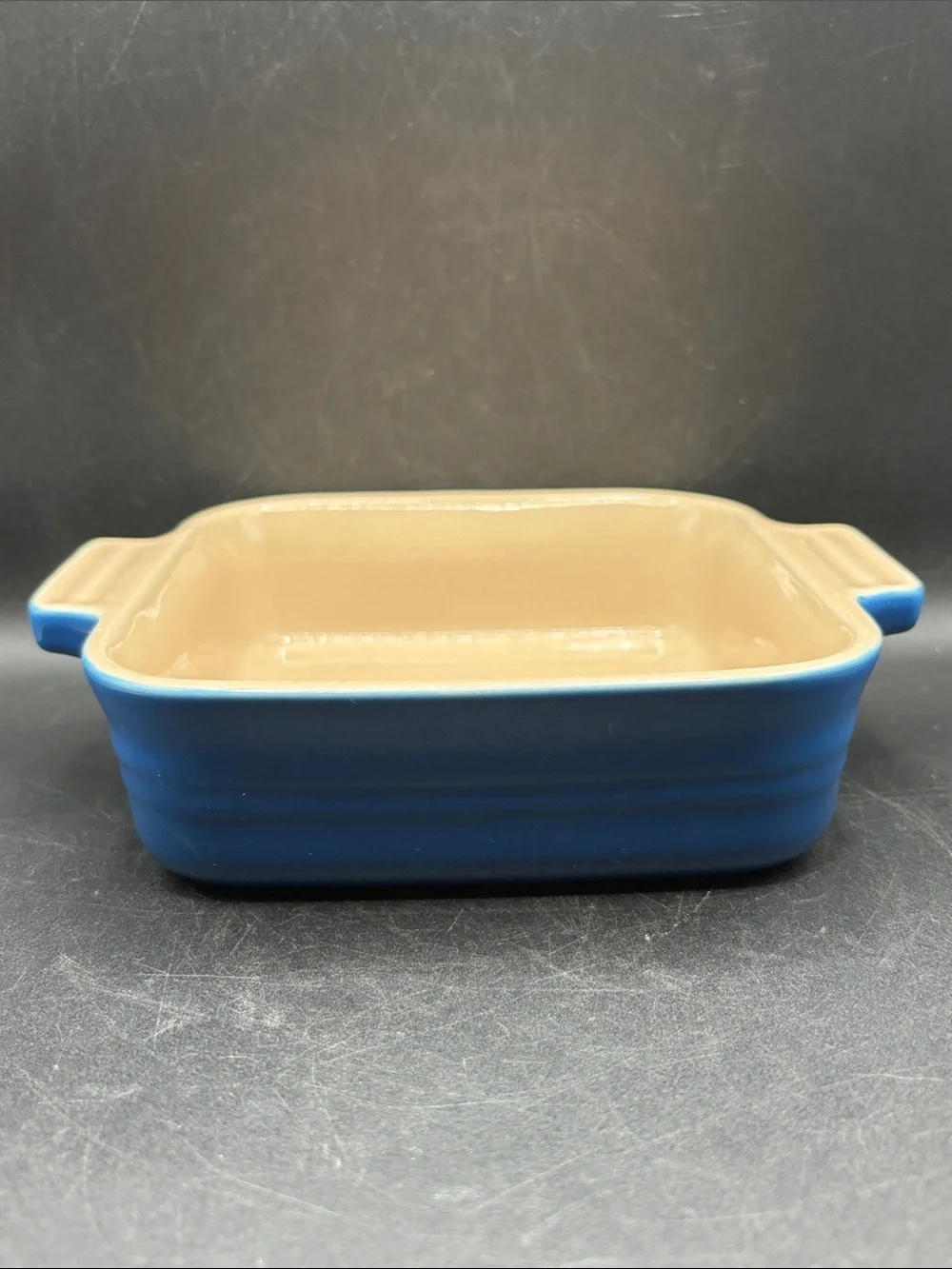 Le Creuset Blue Stoneware Square Baking Dish Kitchenware Kitchen Accessory